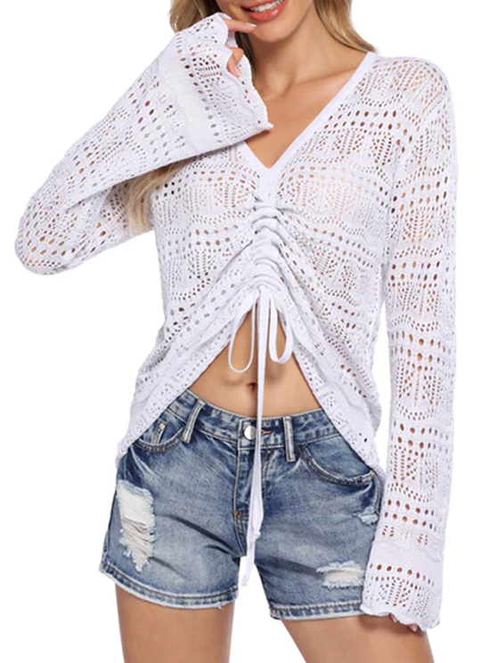 Women Adjustable Crochet Tops